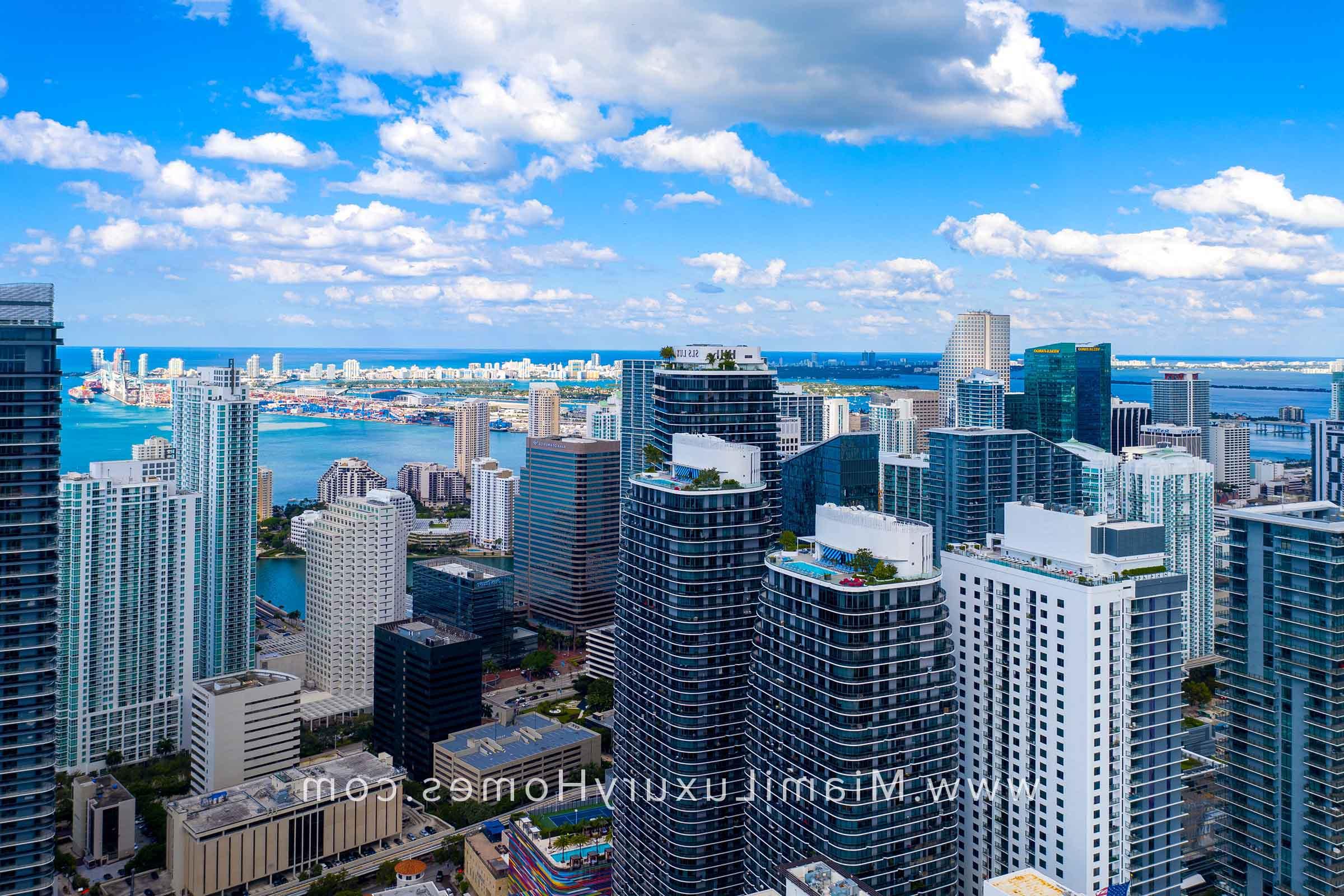 Aerial View of Brickell Heights